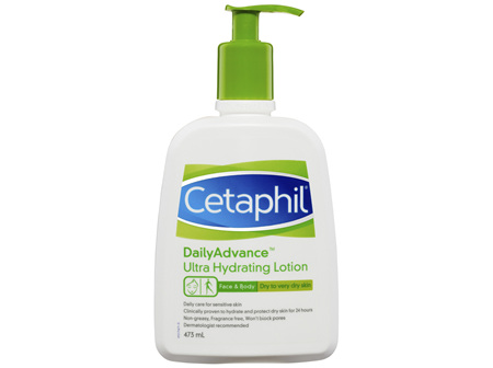 Cetaphil DailyAdvance Ultra Hydrating Lotion 473mL, Dry Skin
