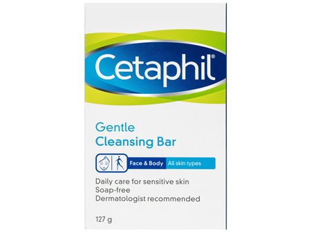 Cetaphil Gentle Cleansing Bar 127g, Gentle to Skin