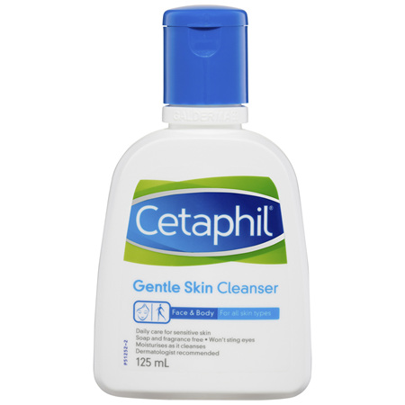 Cetaphil Gentle Skin Cleanser 125mL, For Face & Body Care
