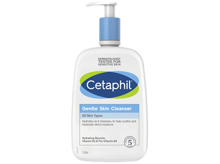 Cetaphil Gentle Skin Cleanser 1L, For Face & Body Care