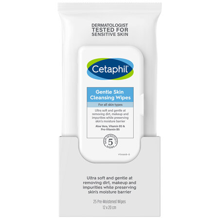 Cetaphil Gentle Skin Cleansing Wipes 25pk