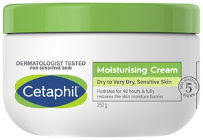 Cetaphil Moisturising Cream 250g, Rich Hydrating Moisturiser