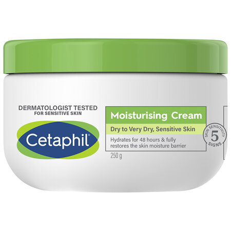 Cetaphil Moisturising Cream 250g, Rich Hydrating Moisturiser