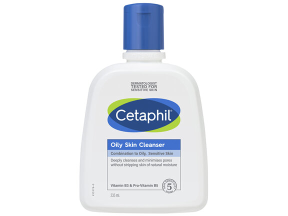 Cetaphil Oily Skin Cleanser 235mL, Oily and Combination Skin