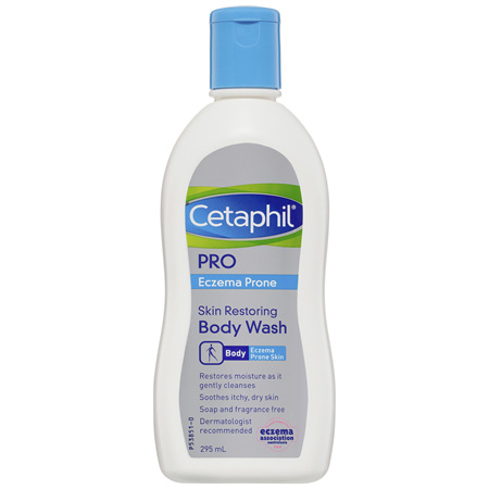 Cetaphil Pro Eczema Prone Skin Restoring Body Wash 295mL