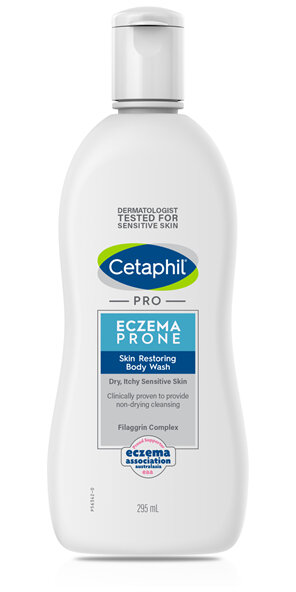 Cetaphil Pro Eczema Prone Skin Restoring Body Wash 295mL