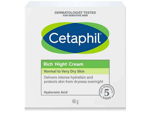 Cetaphil Rich Hydrating Night Cream with Hyaluronic Acid