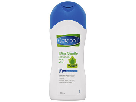 Cetaphil Ultra Gentle Body Wash Refreshing Scent 500mL