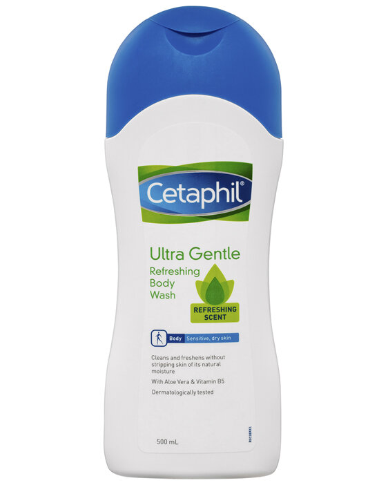 Cetaphil Ultra Gentle Body Wash Refreshing Scent 500mL