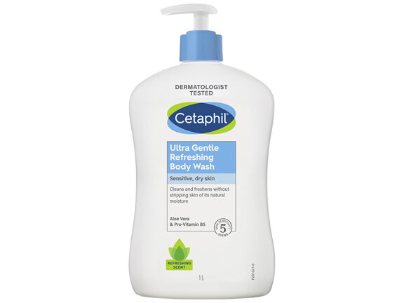 Cetaphil Ultra Gentle Refreshing Body Wash 1L