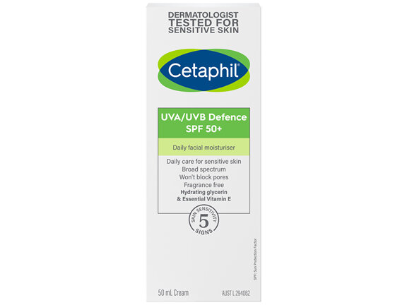 Cetaphil UVA/UVB Defence with SPF 50+