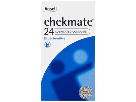 Chekmate Lubricated Condoms Extra Sensitive 24 Pack
