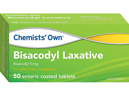 Chemists' Own Bisacodyl Laxative Tabs 50