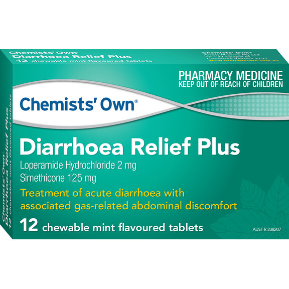 Chemists' Own Diarrhoea Rlf+tabs 12