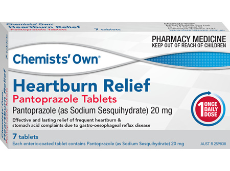 Chemists' Own Heartburn Relief Pantopraz 20mg