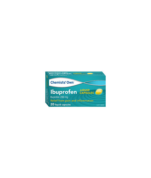 Chemists' Own Ibuprofen Liq Caps 200mg 20