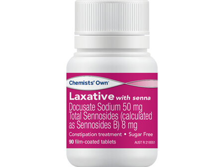 Chemists' Own Laxative With Senna 50/8mg 90 Tablets