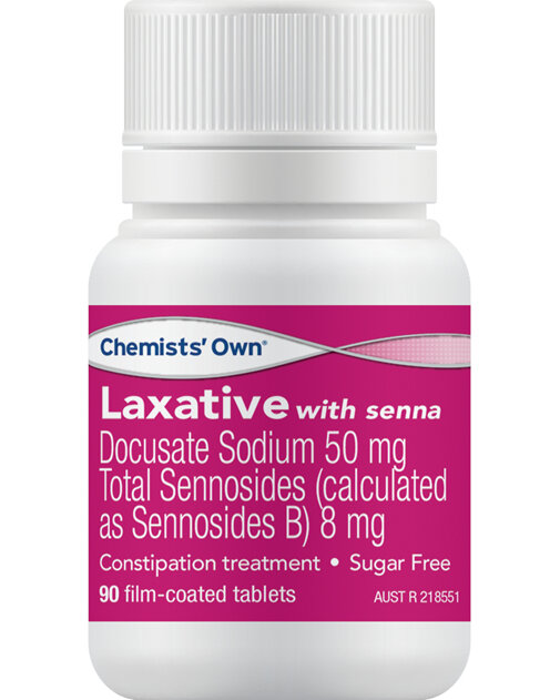 Chemists' Own Laxative With Senna 50/8mg 90 Tablets