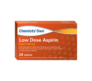 Chemists' Own Lowdose Aspirin Tab 100mg 28