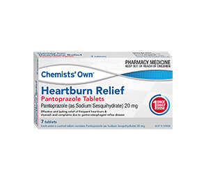 Chemists' Own Pantoprazole Heartburn Relief 7 Tablets