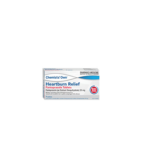 Chemists' Own Pantoprazole Heartburn Relief 7 Tablets
