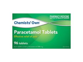Chemists' Own Paracetamol 96cap Sh230