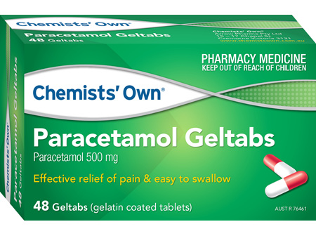 Chemists' Own Paracetamol Geltabs 48