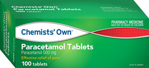 Chemists' Own Paracetamol Tablets 100