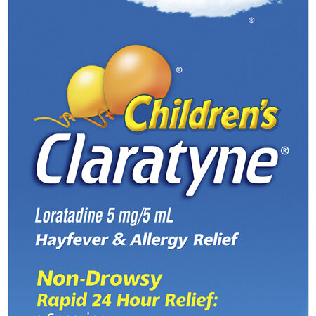 Children's Claratyne Allergy & Hayfever Relief Syrup Peach Flavour 150mL
