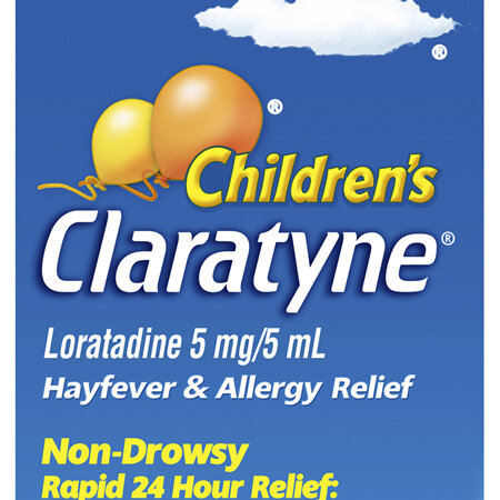 Children's Claratyne Allergy & Hayfever Relief Syrup Grape Flavour 60mL