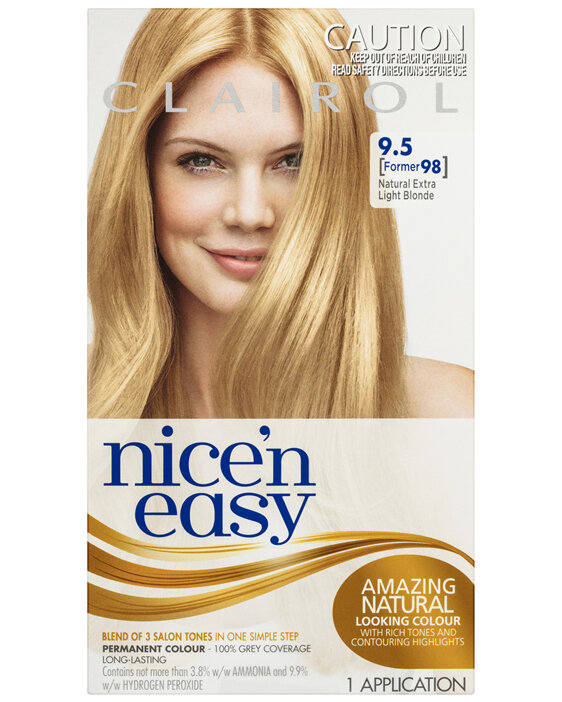 Clairol Nice 'N Easy 9.5 Natural Extra Light Blonde