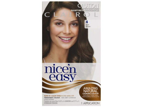 Clairol Nice'n Easy 4 Dark Brown