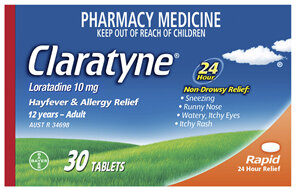 Claratyne Allergy Hayfever Relief Antihistamine Tablets 30 pack
