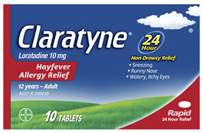 Claratyne Allergy Hayfever Relief Antihistamine Tablets 10 pack