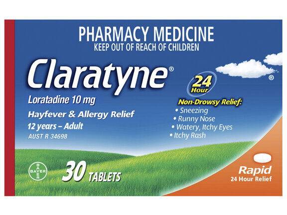 Claratyne Allergy Hayfever Relief Antihistamine Tablets 30 pack