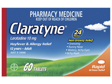Claratyne Allergy & Hayfever Relief Antihistamine Tablets 60 pack