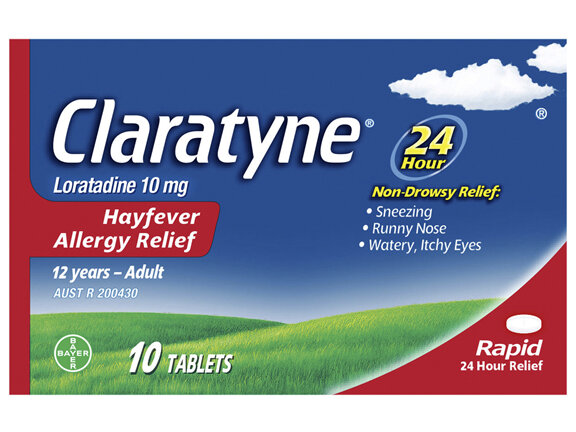 Claratyne Allergy Hayfever Relief Antihistamine Tablets 10 pack