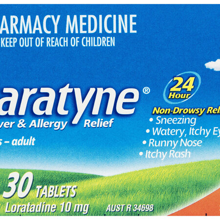 Claratyne Hayfever & Allergy Relief Antihistamine Tablets 30 pack