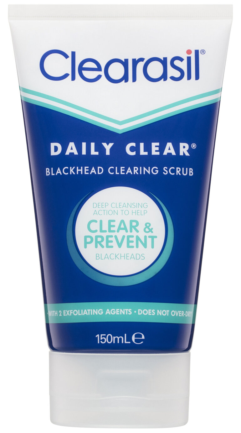 Clearasil Blackhead Clearing Face Scrub Pimple Cleanse Exfoliation 150ml