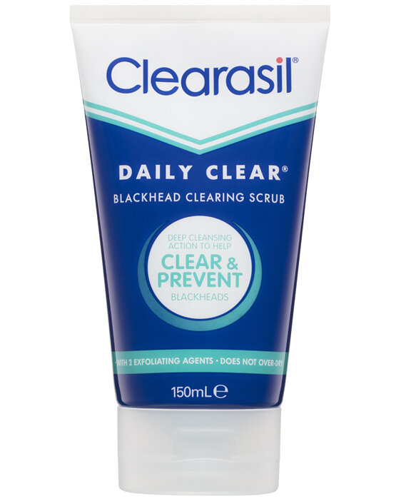Clearasil Blackhead Clearing Face Scrub Pimple Cleanse Exfoliation 150ml