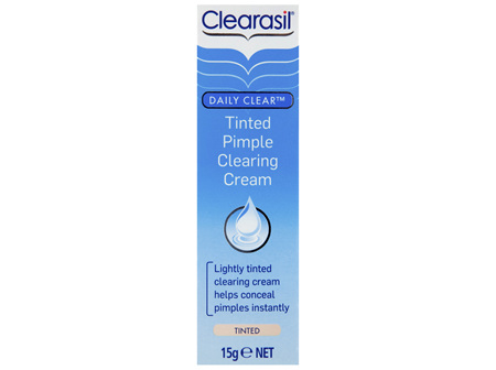 Clearasil Daily Clear Tinted Face Cream Conceal Pimples 15g