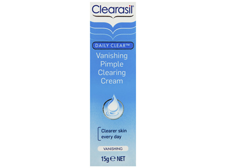 Clearasil Daily Clear Vanishing Cream Pimple Cleanse 15g
