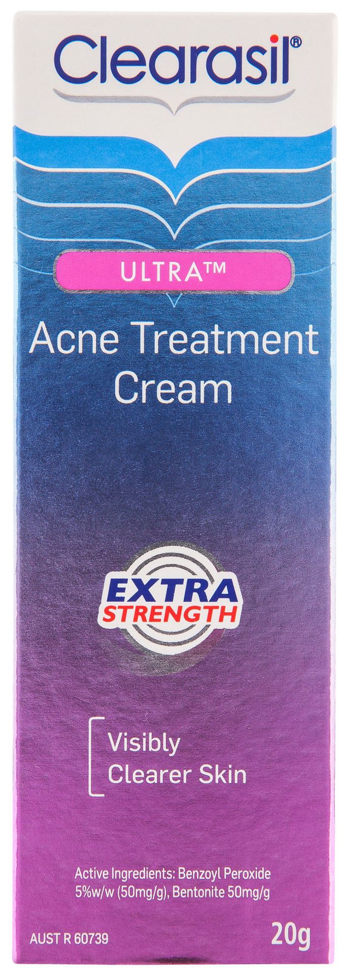 Clearasil Ultra Acne Treatment Extra Strength Face Cream Reduce Pimples