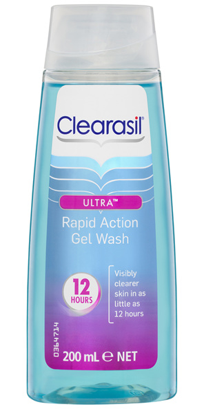 Clearasil Ultra Rapid Action Gel Wash 200mL