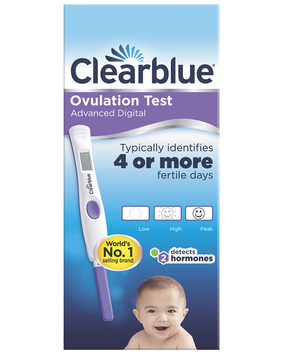 Clearblue Advanced Digital Ovulation Test Kit (OPK) 10 Tests