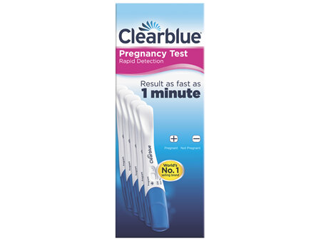 Clearblue Pregnancy Test, Rapid Detection, 5 Tests