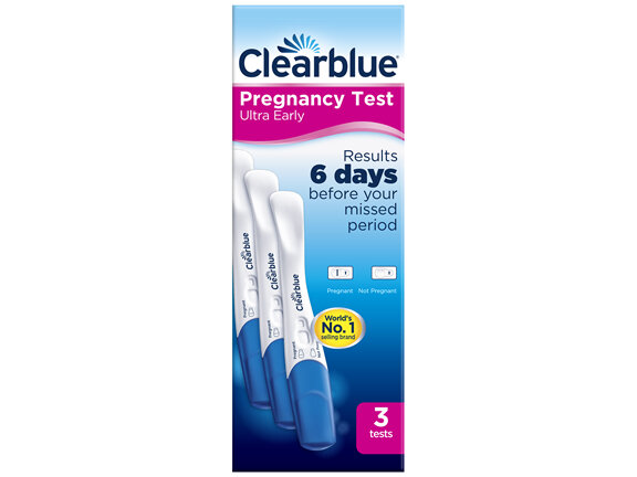 Clearblue Pregnancy Test, Ultra Early, 3 Tests