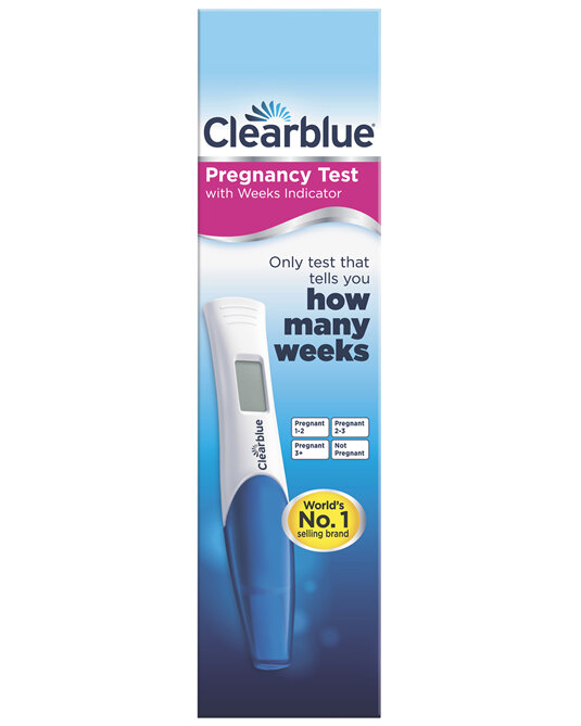 Clearblue Pregnancy Test with Weeks Indicator, Kit Of 1 digital Test