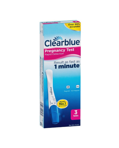 CLEARBLUE Pregnancy Test x3