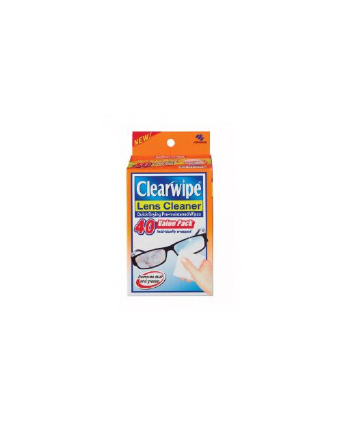 Clearwipes Len Cleaners Wipes 40s